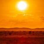 Kenya East Africa Landscapes Kalokol Lodwar Town Turkana Sunset Sunrise Highway Road Field Travels