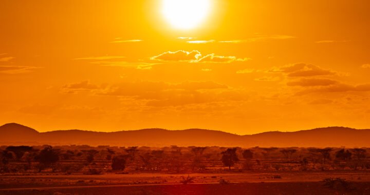 Kenya East Africa Landscapes Kalokol Lodwar Town Turkana Sunset Sunrise Highway Road Field Travels